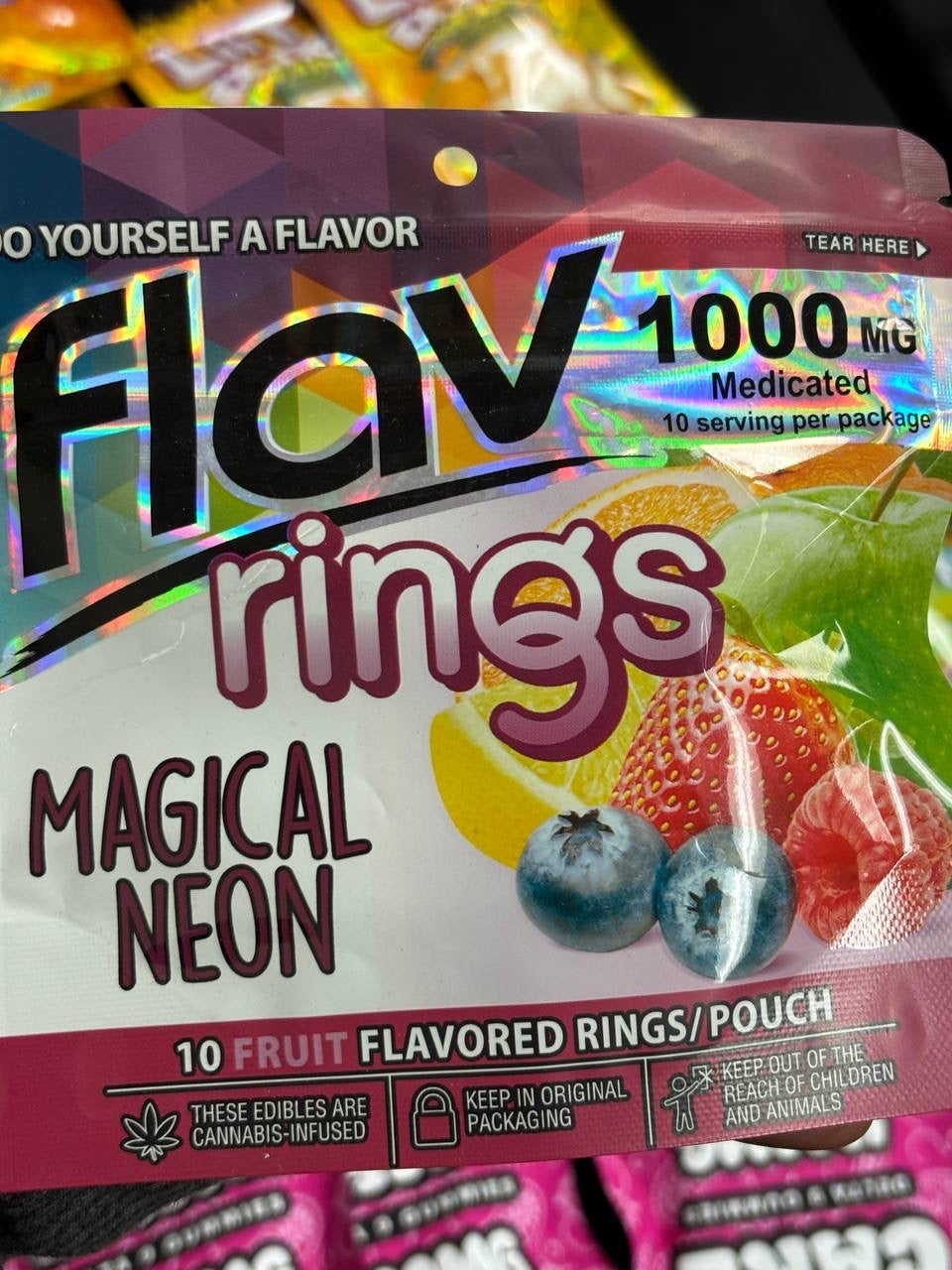 Flav Rings Magical Neon