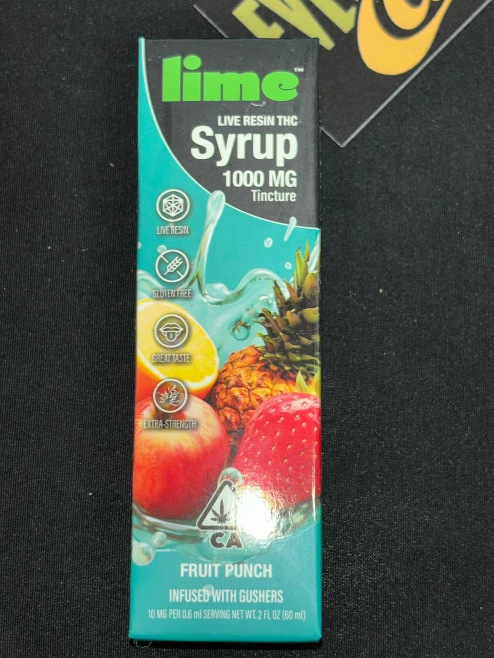 Lime Live Resin THC Syrup Fruit Punch